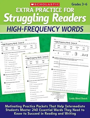 Mots de fréquence élevée, 3e-6e année - High-Frequency Words, Grades 3-6