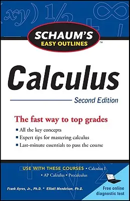 Schaum's Easy Outline of Calculus, deuxième édition - Schaum's Easy Outline of Calculus, Second Edition