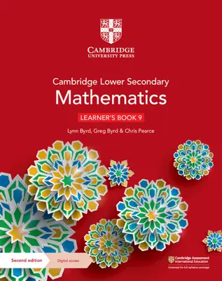 Cambridge Lower Secondary Mathematics Learner's Book 9 avec Digital Access (1 an) - Cambridge Lower Secondary Mathematics Learner's Book 9 with Digital Access (1 Year)