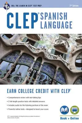 Clep(r) Livre de langue espagnole + en ligne - Clep(r) Spanish Language Book + Online