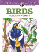 Creative Haven Birds Color by Number Coloring Book (Livre de coloriage des oiseaux) - Creative Haven Birds Color by Number Coloring Book