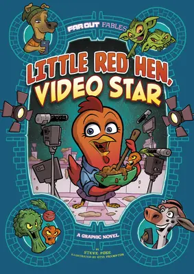 La petite poule rousse, star de la vidéo : Un roman graphique - Little Red Hen, Video Star: A Graphic Novel