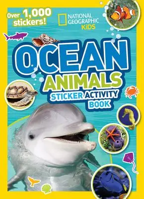 Livre d'activités d'autocollants sur les animaux de l'océan - Ocean Animals Sticker Activity Book