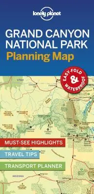 Lonely Planet Grand Canyon National Park Planning Map 1