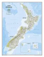 National Geographic : Nouvelle-Zélande carte murale classique (23.5 X 30.25 pouces) - National Geographic: New Zealand Classic Wall Map (23.5 X 30.25 Inches)