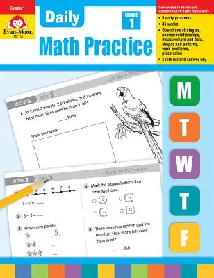 Pratique quotidienne des mathématiques, 1re année - Daily Math Practice, Grade 1