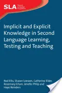 Connaissances implicites et explicites dans l'apprentissage, l'évaluation et l'enseignement des langues secondes - Implicit and Explicit Knowledge in Second Language Learning, Testing and Teaching