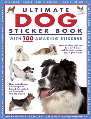 Livre d'autocollants sur les chiens avec 100 autocollants étonnants : Tout savoir sur les chiens et leur comportement - avec des autocollants fantastiques, réutilisables et faciles à décoller. - Ultimate Dog Sticker Book with 100 Amazing Stickers: Learn All about Dogs and How They Behave - With Fantastic Reusable Easy-To-Peel Stickers