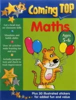 Coming Top : Maths 5-6 ans : Les maths pour les 5-6 ans : un bon départ pour les compétences en classe - avec des autocollants ! - Coming Top: Maths Ages 5-6: Get a Head Start on Classroom Skills - With Stickers!