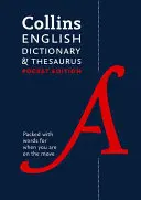 Dictionnaire anglais et thésaurus Collins : Édition de poche - Collins English Dictionary and Thesaurus: Pocket Edition