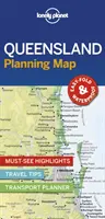 Lonely Planet Queensland (carte de planification) 1 - Lonely Planet Queensland Planning Map 1