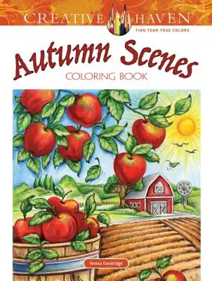 Livre à colorier « Scènes d'automne » de Creative Haven - Creative Haven Autumn Scenes Coloring Book