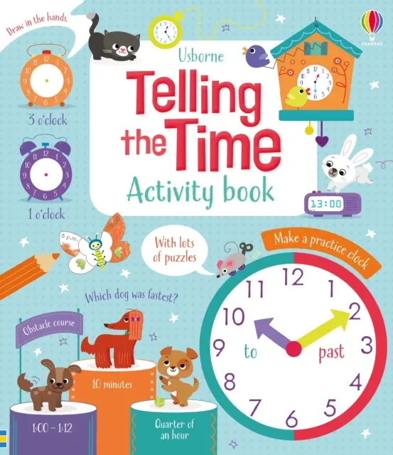 Cahier d'activités sur la lecture de l'heure - Telling the Time Activity Book