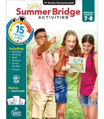 Activités de transition pour l'été, 7e et 8e années - Summer Bridge Activities, Grades 7 - 8