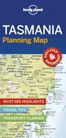 Lonely Planet Tasmanie carte de planification 1 - Lonely Planet Tasmania Planning Map 1