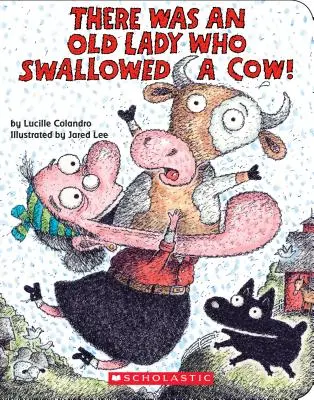 Il était une vieille dame qui avait avalé une vache ! Un livre de plateau - There Was an Old Lady Who Swallowed a Cow!: A Board Book