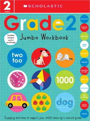 Second Grade Jumbo Workbook : Le livre d'exercices Scholastic Early Learners (Jumbo Workbook) - Second Grade Jumbo Workbook: Scholastic Early Learners (Jumbo Workbook)