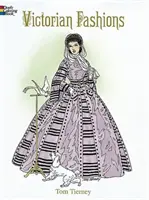 Livre à colorier sur les modes victoriennes - Victorian Fashions Coloring Book