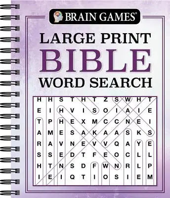 Jeux cérébraux - Recherche de mots dans la Bible en gros caractères - Brain Games - Large Print Bible Word Search