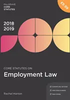 Statuts fondamentaux du droit du travail 2018-19 - Core Statutes on Employment Law 2018-19