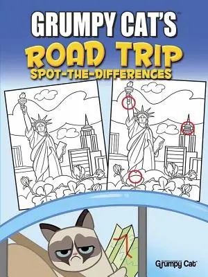 Le voyage du chat grincheux : repérez les différences - Grumpy Cat's Road Trip Spot-The-Differences