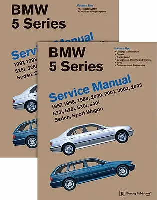 Manuel d'entretien de la BMW Série 5 2 Vol (E39) : 1997, 1998, 1999, 2000, 2001, 2002, 2003 : 525i, 528i, 530i, 540i, Sedan, Sport Wagon - BMW 5 Series 2 Vol (E39 Service Manual: 1997, 1998, 1999, 2000, 2001, 2002, 2003: 525i, 528i, 530i, 540i, Sedan, Sport Wagon