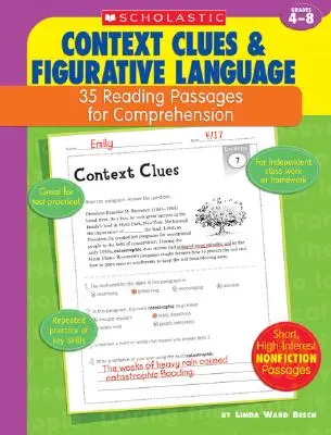 35 Passages de lecture pour la compréhension : Indices de contexte et langage figuré : 35 lectures pour la compréhension - 35 Reading Passages for Comprehension: Context Clues & Figurative Language: 35 Reading Passages for Comprehension