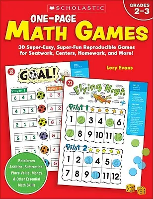 Jeux mathématiques d'une page - One-Page Math Games
