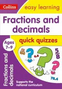 Quiz rapide sur les fractions et les décimales : 7-9 ans - Fractions & Decimals Quick Quizzes: Ages 7-9