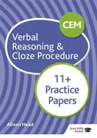 CEM 11+ Raisonnement verbal et exercices d'entraînement à la procédure à trous - CEM 11+ Verbal Reasoning & Cloze Procedure Practice Papers