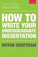 Comment rédiger votre mémoire de licence - How to Write Your Undergraduate Dissertation