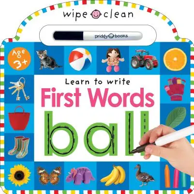 Nettoyage à l'eau : Premiers mots - Wipe Clean: First Words