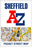 Sheffield Carte des rues de poche A-Z - Sheffield A-Z Pocket Street Map