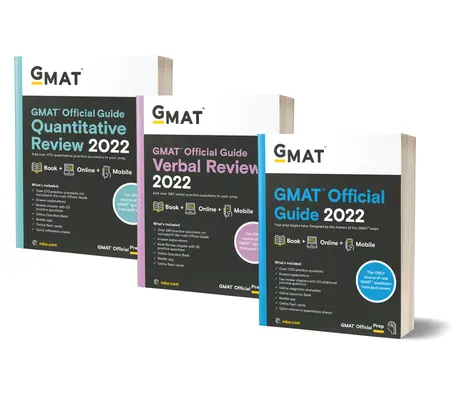 L'offre groupée 2022 du Guide officiel du GMAT : Livres + Banque de questions en ligne - GMAT Official Guide 2022 Bundle: Books + Online Question Bank