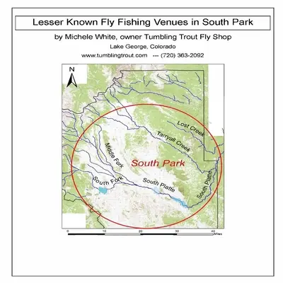 Sites de pêche à la mouche moins connus à South Park, Colorado : Tous les accès publics dans le bassin de South Park en dehors du Dream Stream et du Eleven Mile Canyon - Lesser Known Fly Fishing Venues in South Park, Colorado: Every Public Access in South Park Basin outside of the Dream Stream and Eleven Mile Canyon