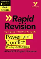 York Notes for AQA GCSE (9-1) Rapid Revision : Power and Conflict - Rattraper le retard, réviser et être prêt pour les évaluations de 2021 et les examens de 2022 - York Notes for AQA GCSE (9-1) Rapid Revision: Power and Conflict - Catch up, revise and be ready for 2021 assessments and 2022 exams