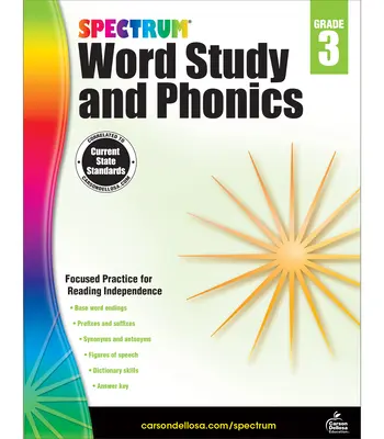 Spectrum Word Study and Phonics, 3e année - Spectrum Word Study and Phonics, Grade 3