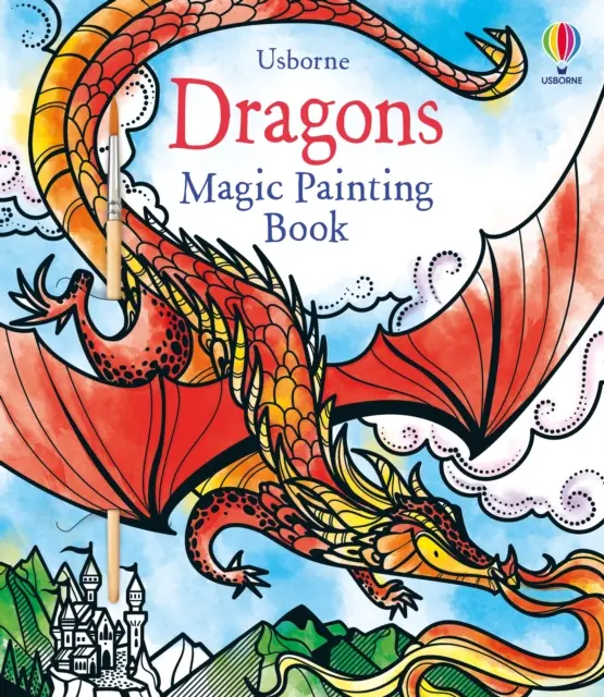 Livre de peinture magique Dragons - Dragons Magic Painting Book