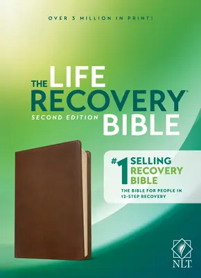 NLT Life Recovery Bible, deuxième édition (cuir, brun rustique) - NLT Life Recovery Bible, Second Edition (Leatherlike, Rustic Brown)