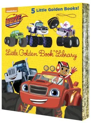 Blaze et les machines monstres Little Golden Book Library (Blaze et les machines monstres) : Cinq des petits livres de Nickeoldeon sur Blaze et les Monster Machines. - Blaze and the Monster Machines Little Golden Book Library (Blaze and the Monster Machines): Five of Nickeoldeon's Blaze and the Monster Machines Littl