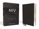 Niv, Thinline Bible, Large Print, Premium Leather, Goatskin, Black, Premier Collection, Comfort Print