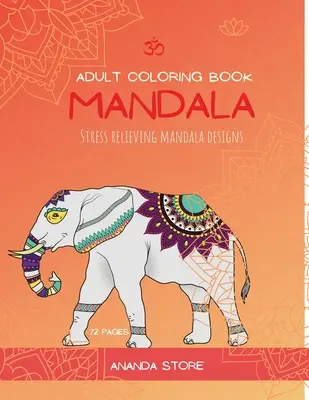 Mandala Animals Coloring Book : Le livre de coloriage des animaux Mandala pour les adultes : Le livre de coloriage des animaux Mandala pour les adultes, - Mandala Animals Coloring Book: Mandala Animals Coloring Book for Adults: Beautiful Large Print Patterns and Animals Coloring Page Designs for Girls,