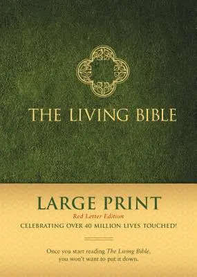 La Bible vivante, édition en gros caractères, lettres rouges - The Living Bible Large Print Red Letter Edition