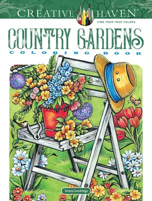 Livre à colorier Creative Haven Country Gardens - Creative Haven Country Gardens Coloring Book