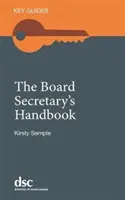 Manuel du secrétaire du conseil d'administration - Board Secretary's Handbook