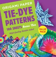 Origami Paper 100 Sheets Tie-Dye Patterns 6 (15 CM) : Tuttle Origami Paper : Feuilles d'Origami double face de haute qualité imprimées avec 8 motifs différents ( - Origami Paper 100 Sheets Tie-Dye Patterns 6 (15 CM): Tuttle Origami Paper: High-Quality Double-Sided Origami Sheets Printed with 8 Different Designs (