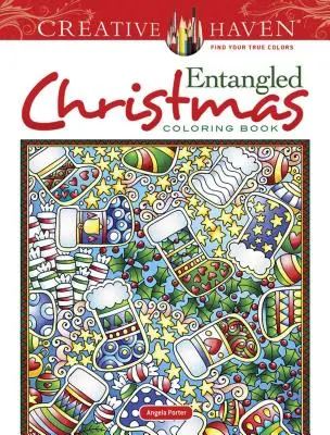 Livre à colorier Creative Haven Entangled Christmas - Creative Haven Entangled Christmas Coloring Book