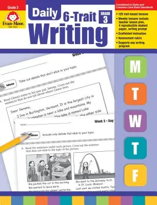Écriture quotidienne à 6 traits, 3e année - Daily 6-Trait Writing Grade 3