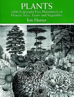 Plantes : 2 400 illustrations libres de droits de fleurs, d'arbres, de fruits et de légumes - Plants: 2,400 Royalty-Free Illustrations of Flowers, Trees, Fruits and Vegetables