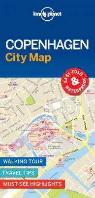 Lonely Planet Copenhague (carte des villes) 1 - Lonely Planet Copenhagen City Map 1